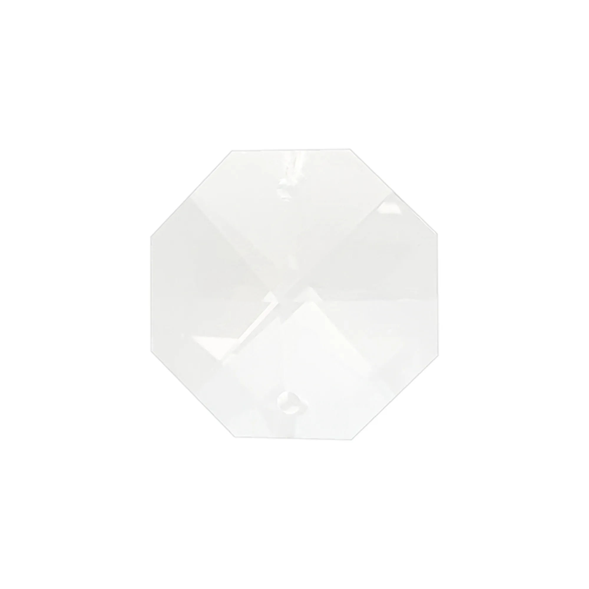 C50024  Crystal Octagon Without Ring 24mm